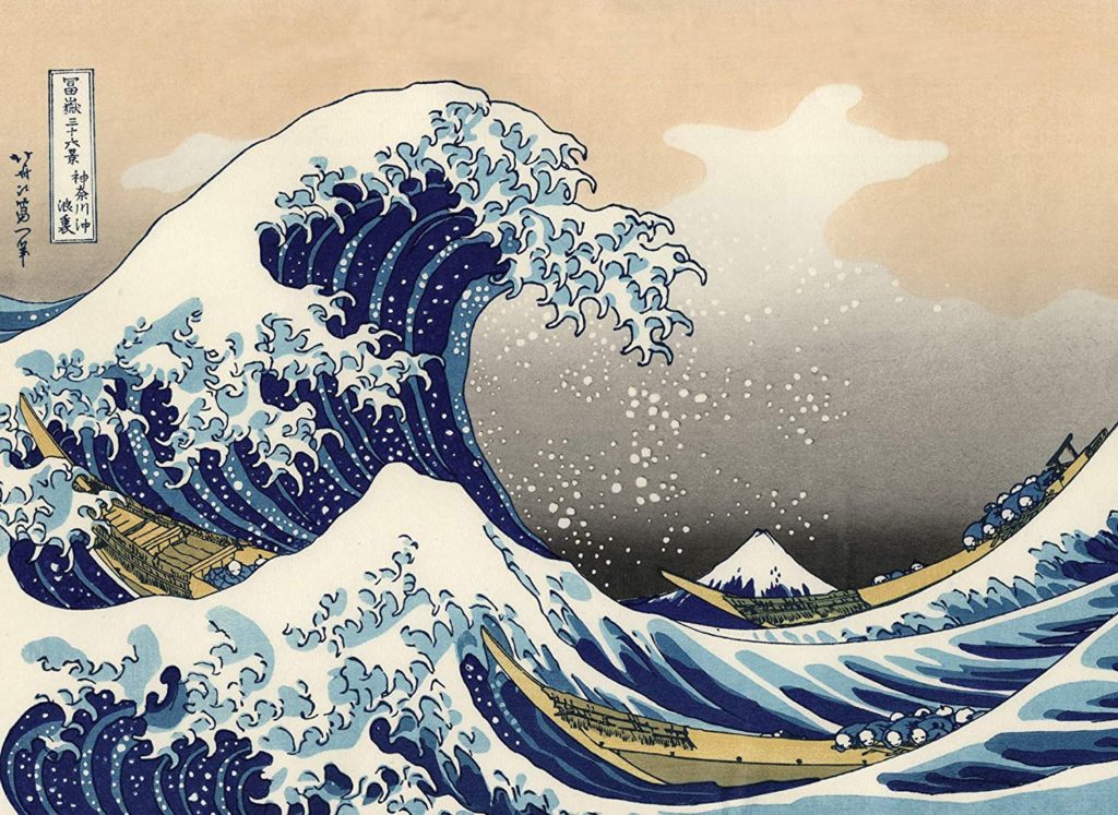 Ukiyo-e de La gran ola de Kanagawa, de Katsushika Hokusai